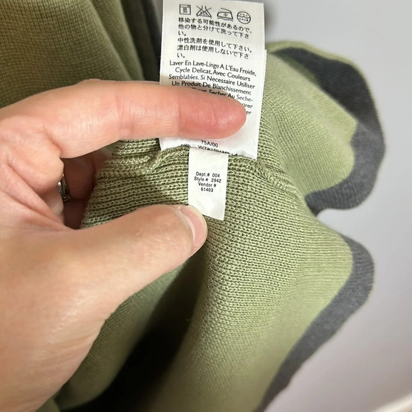 Eddie Bauer 1/4 Zip Long Sleeve Sweater Mens XLT - Picture 7 of 7